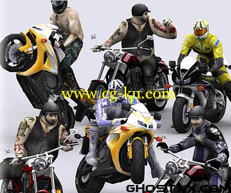 3DRT-Motorbikes Package animated的图片1