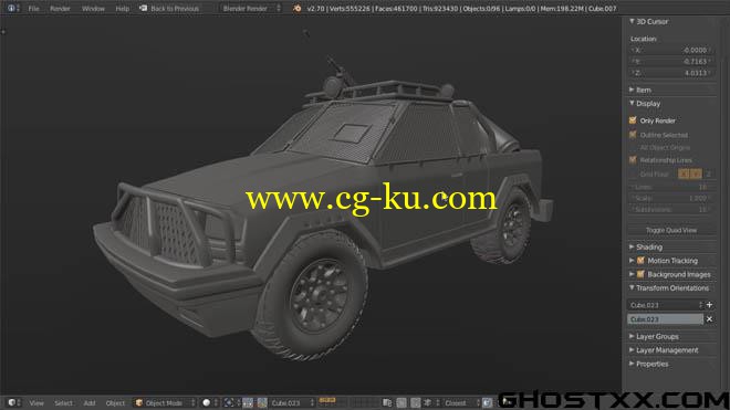 CGCookie - Modeling a Post Apocalyptic Vehicle的图片1