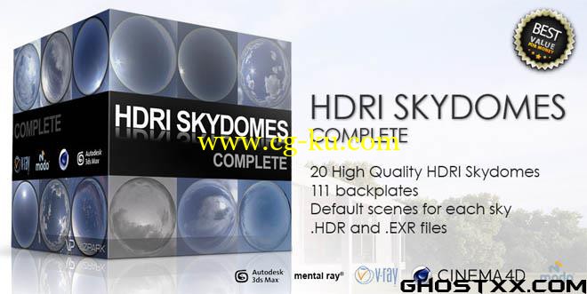 VIZPARK HDRI Skydomes Complete的图片1
