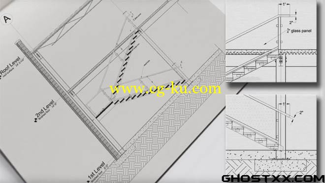 Digital Tutors - Drawing a Stair Detail in AutoCAD的图片1