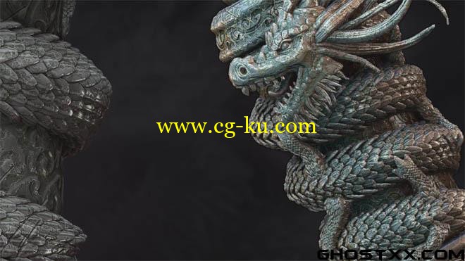 Digital Tutors - Sculpting a Dragon Scroll Asset in ZBrush的图片1