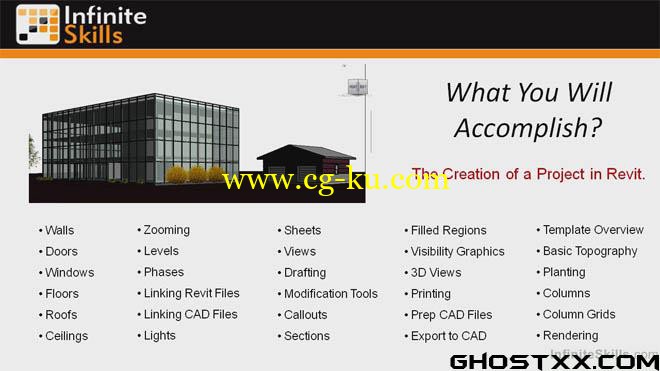 InfiniteSkills - Learning Autodesk Revit Architecture 2015的图片1