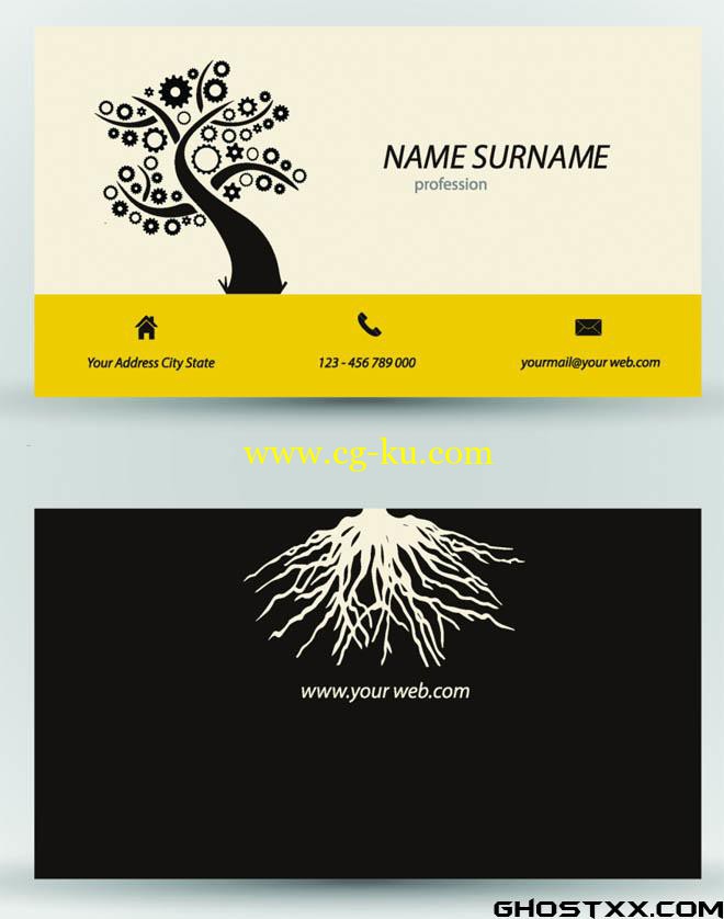 shutterstock - Business Card Template 3的图片1