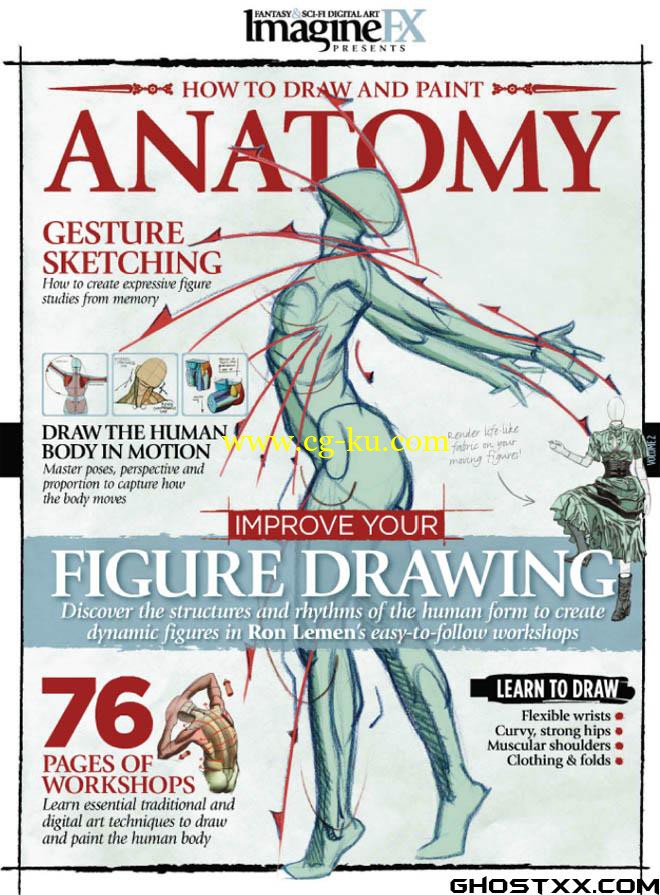 Imagine FX presents How to Draw and Paint Anatomy volume 2的图片1