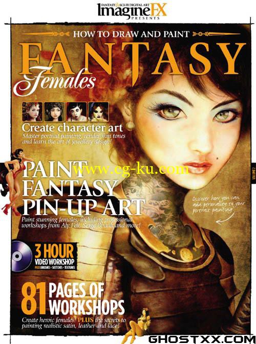 imagineFX presents how to draw and paint fantasy females的图片1