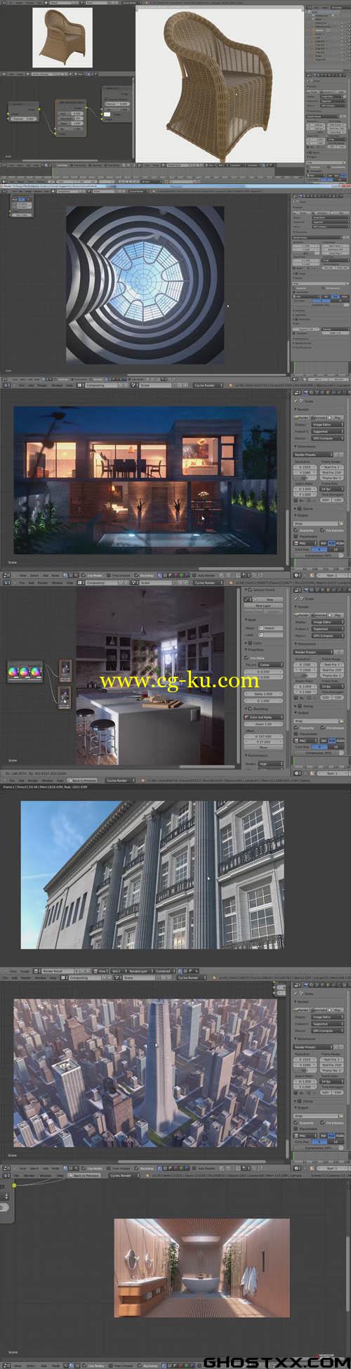 Blender 建筑学院第3.4.5.6.7.8.9.10期的图片1