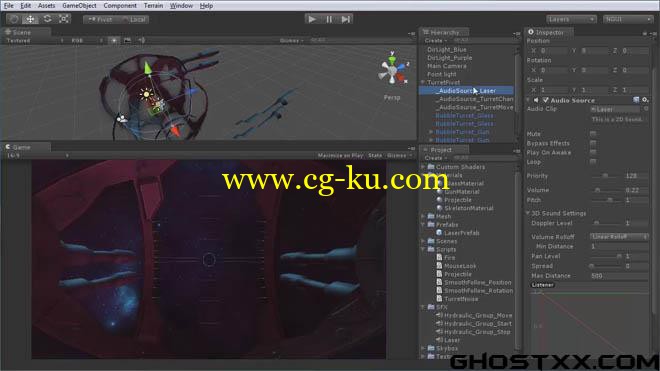 cgcookie - Building and Scripting a Gun Turret for Unity 3D的图片1