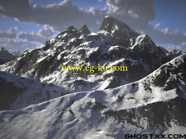 Infinite Mountains for Cinema 4D的图片1