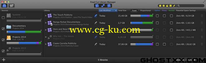 Final Cut Library Manager的图片1