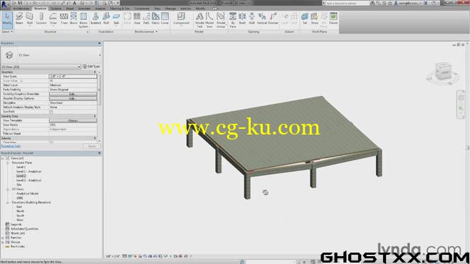 Lynda - Creating Concrete Building in Revit Structure的图片1