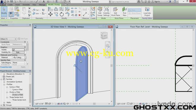 Lynda - Revit Family Curves and Formulas的图片1