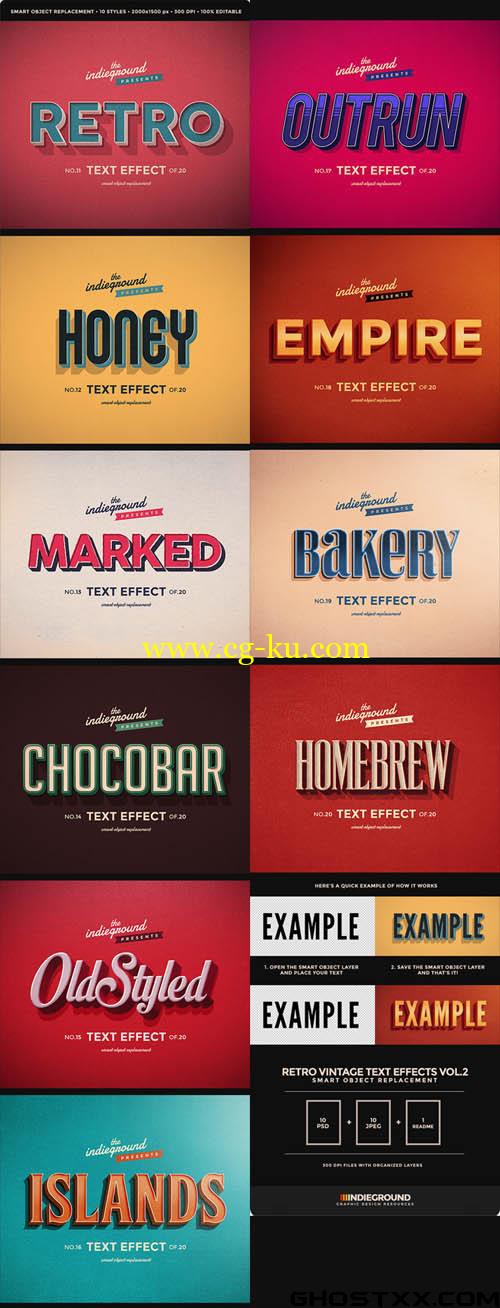 GraphicRiver Vintage Text vol-2的图片1