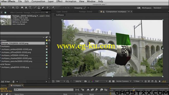 Lynda - VFX Techniques Creating a CG Flag with After Effects and CINEMA 4D的图片1