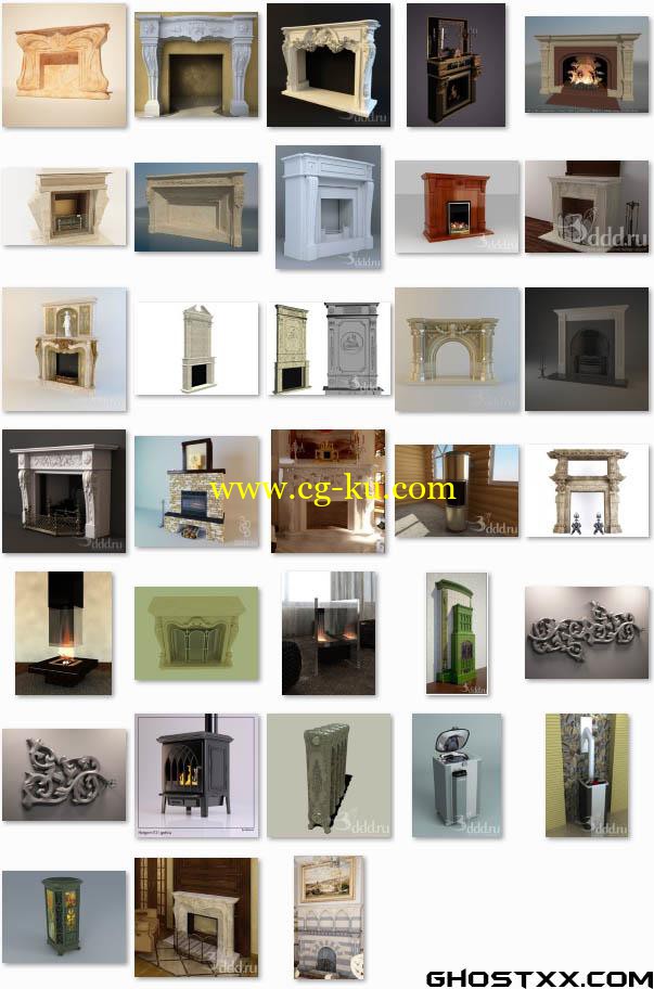 3DDD Fireplaces & Radiators的图片1