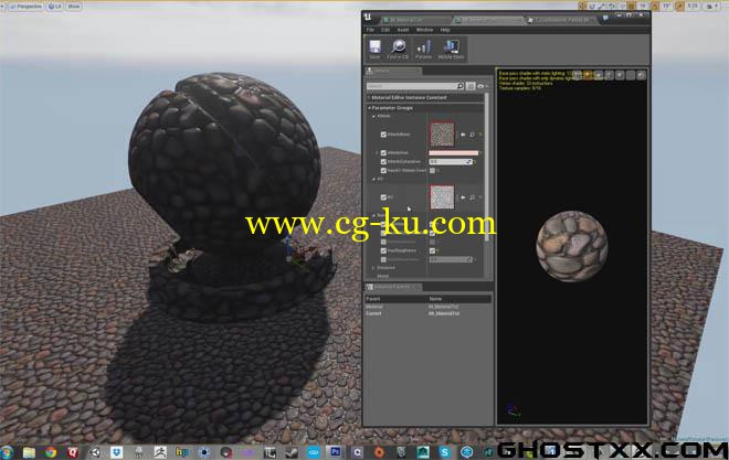 Gumroad - Unreal Engine 4 Master Material For Beginners的图片1