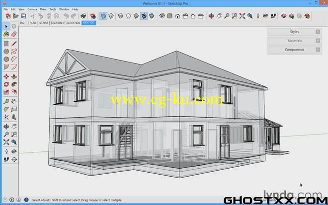 Lynda - SketchUp for Architecture Fundamentals的图片1