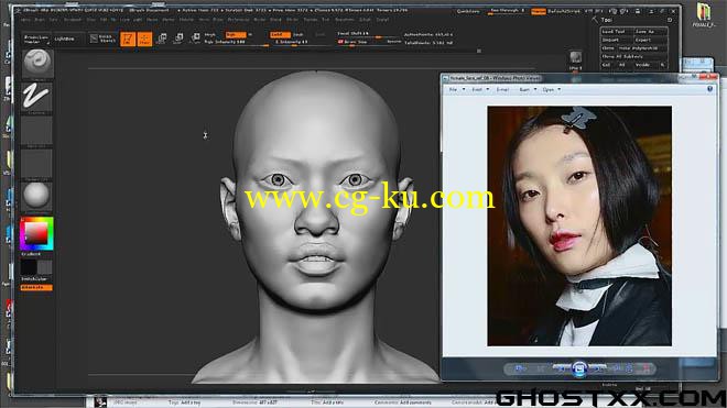 ZBrushworkshops - Female Face Sculpting by Steve Lord的图片1