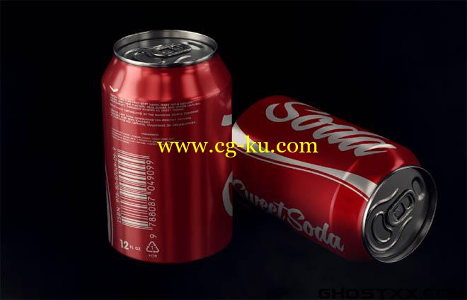 GraphicRiver - Photorealistic Aluminum Soda Can Mockup的图片1