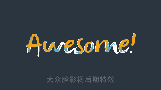 AE教程：MG动态液体书写文字生成动画 Animated Motion Graphics – Liquid Text Animation in After Effects的图片1