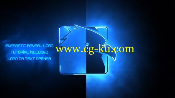 AE模板：Saber 激光电流能量 LOGO 标志展示片头的图片1