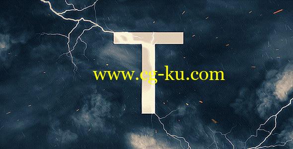 AE模板：史诗震撼雷雨闪电电影预告片 ThunderStorm的图片1