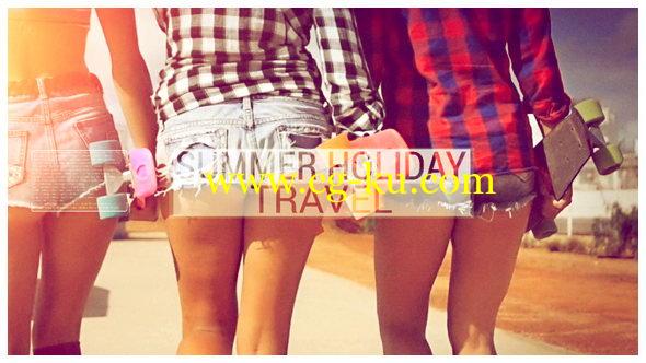 AE模板：热情夏日旅游玩耍视频标题包装 Summer Holiday Travel的图片1