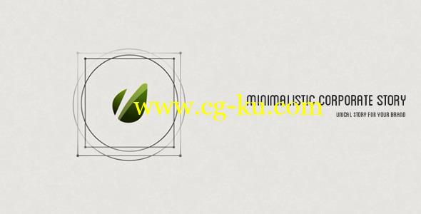AE模板：简洁点线元素动画公司企业视频展示 Minimalistic Corporate Story的图片1