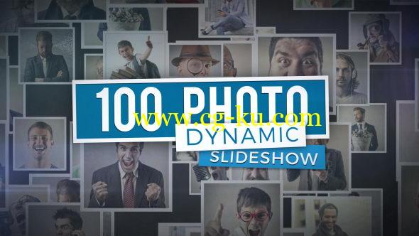 AE模板：100多张照片群空间切换展示 100 Photo – Dynamic Slideshow的图片1