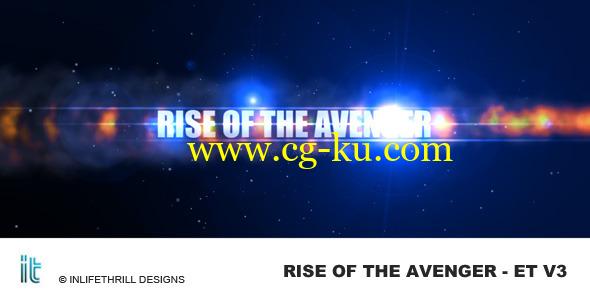AE模板：多彩烟雾光效文字标题展示 Rise of the avenger – Epic trailer v3的图片1