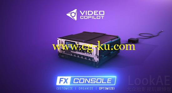 Win/Mac版：AK新出品AE插件：特效管理控制工具  VideoCopilot – FXConsole +使用教程的图片1