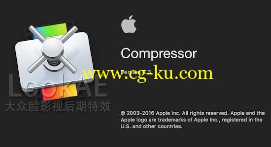 苹果视频压缩编码输出软件 Compressor 4.3.1（英/中文版）免费下载的图片1