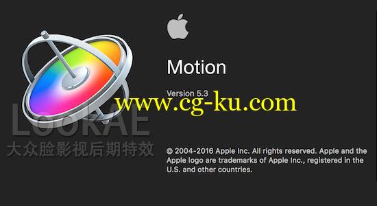 苹果视频制作编辑软件 Motion 5.3.1（英/中文版）免费下载的图片1