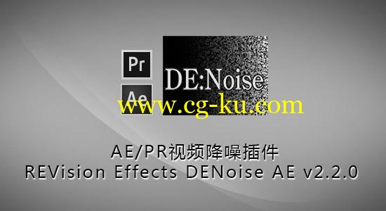 Ae/Pr 视频降噪插件 REVision Effects DENoise 3.1.6 Win/Mac的图片1