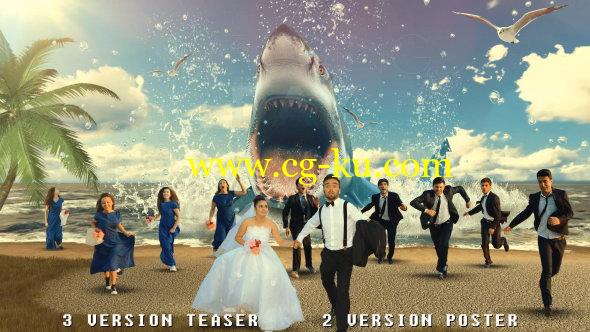 AE模板：魔幻惊悚电影大片海报风格婚庆片头 Wedding Day Fantasy Poster Teaser Maker的图片1