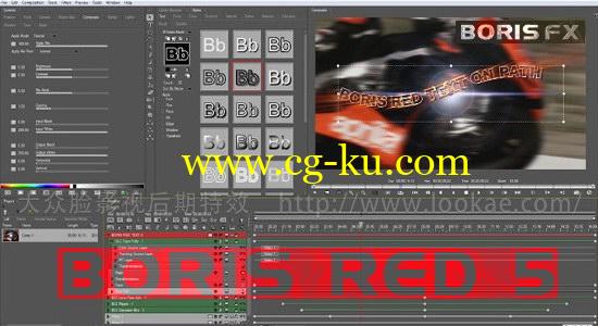 Pr/Avid/达芬奇/Vegas 视觉特效文字标题合成插件包 Boris RED 5.6.0 CE的图片1
