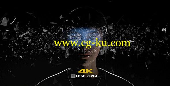 AE模板：VR虚拟现实抽象视觉LOGO标志展示 Virtual Reality 4K Logo Reveal的图片1