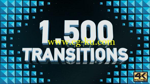 AE模板：1500种图形转场效果 Transitions 4K的图片1