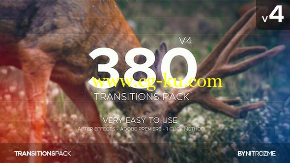 AE模板：380种创意转场效果合集包 Transitions Pack v4的图片1