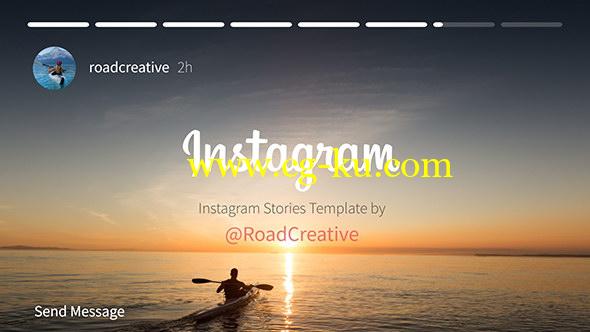 AE模板：拍摄图片社交网络展示动画 Instagram Story的图片1