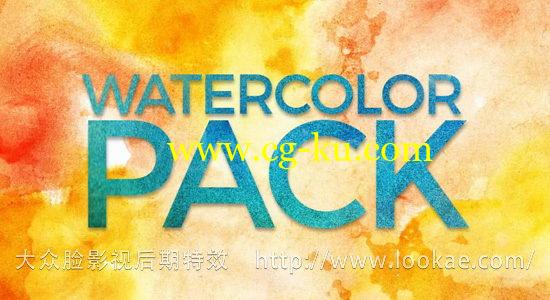 视频素材：22个水墨溶解晕开动画 Watercolor Pack 4K的图片1