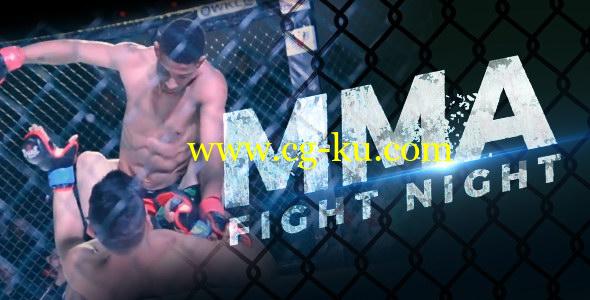 AE模板：体育运动搏击赛事栏目包装 MMA Fight Night的图片1