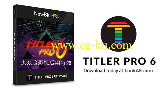 专业文字标题字幕制作插件 NewBlueFX Titler Pro 6.0.171030 Ultimate (x64)的图片1