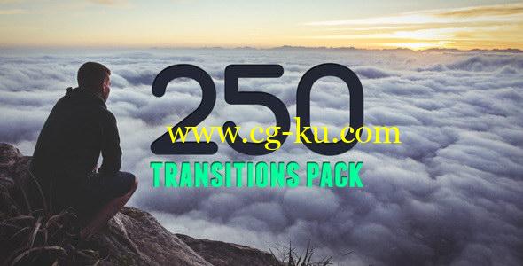 AE模板：250种转场过渡动画 250 Transitions Pack的图片1