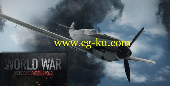 AE模板：军事战争题材栏目包装 World war Broadcast Package Vol.2的图片1