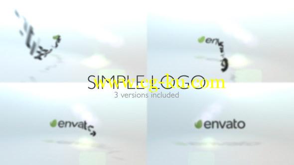 AE模板：简洁明亮LOGO标志演绎片头 Simple Logo的图片1