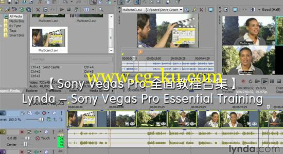 Lynda – Sony Vegas Pro Essential Training 全面教程合集的图片1