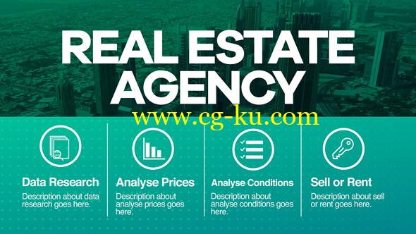 AE模板：房地产中介公司商务介绍展示 Real Estate Agency的图片1