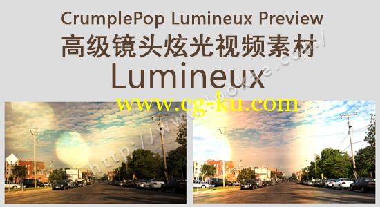 高级镜头炫光视频素材 CrumplePop Lumineux Preview的图片1