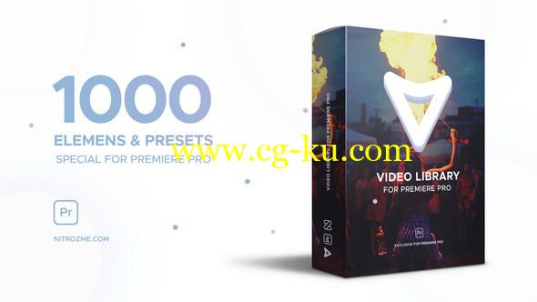 Premiere模板-1000种视觉特效栏目包装动画 Video Library PR模板免费下载的图片1
