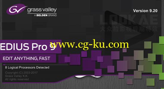 专业非线性视频编辑剪辑软件 Grass Valley EDIUS Pro 9.20.3340 破解版的图片1